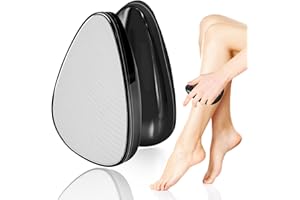 TACILIN Épilateur en Cristal, Gomme Dépilatoire Nano Gomme à Cheveux en Cristal pour Femmes et Hommes, Portable Outil d'Épilation Exfoliant Indolore en Nano Cristal pour Les Bras