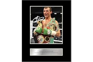 ICONIC PICS Joe Calzaghe Signed Mounted Photo Display Boxing Champion Autographed Gift Picture Print