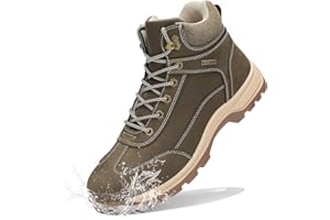 Veool Wanderschuhe Herren,Wanderstiefel Trekking Alle Wetterbedingungen Wanderschuhe Wasserdicht Mid Kletterschuhe Trekkingschuhe