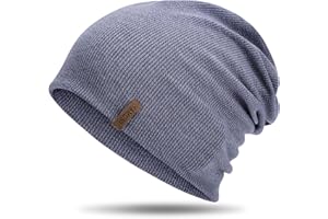 HAMUNI Berretto da donna Slouch, berretto da uomo, elastico, morbido, comodo, in jersey, classico, alla moda, perfetto per primavera, autunno e inverno