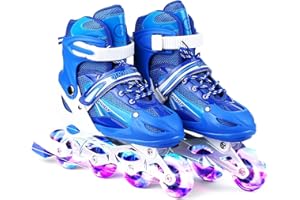 Rollers pour Enfants/Adolescents, à Taille réglable - roulis Avant Luminous