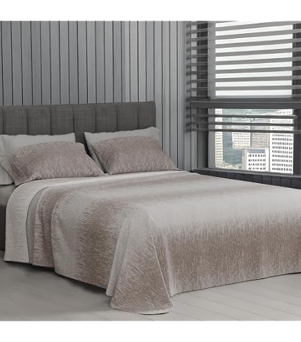 Set Lenzuola COTTON ARTean HONDARRIBIA Grigio 4 Pezzi - Cotone Biologico GOTS 200 Fili, Lenzuolo Con Angoli Fino A 30cm - 5