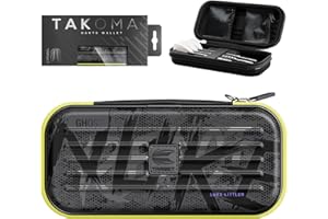 Target Darts Luke Littler Ghost Series Takoma Wallet, Regular – Darts Case, Black/White Storage Cases, “The Nuke” Zipper Dart Holder, Professional Accessories – Holds 3 Fully Assembled Darts