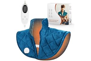 ‎KOONIE 1170G Gewichtetes Heizkissen für Nacken & Schultern – 5 Wärmeeinstellungen, 4 Timer, Abschaltautomatik – Perfekt zur Schmerzlinderung & als Geschenk für Frauen, Männer, Mama & Pap