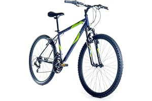 Huffy Blue Stone Mountain-Bicicleta de montaña, 21 SPD, Color Azul, Hombre, Morado, 26"/66 cm