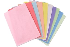 SIZZIX Fogli di feltro Surfacez 10 pezzi (10 colori pastello)