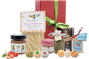 Sicilia Bedda - Box Cesti Natalizi Prodotti Tipici Siciliani - Una Gustosa IDEA REGALO (Box Trapani)