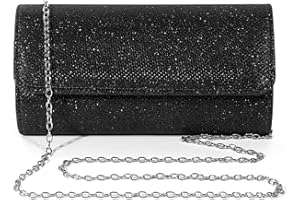 BBjinronjy Clutch, Abendtasche, Handtasche, Handtasche mit abnehmbarem Kettenriemen für Hochzeit, Cocktailparty, Damen