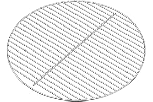 Gardenz Runder Grillrost aus Edelstahl Ø44,5 cm für Weber 47 cm Grill, runde Grill-Ersatzteile für Weber 57 cm Grill, One-Touch, Master-Touch – Nicht klappbar