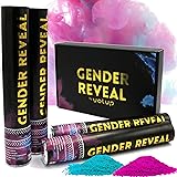 Spara Coriandoli Baby Shower Boy Or Girl Per Gender Reveal Party - Scatola Kit Decorazioni Rosa 2pz E Azzurro 2pz Include Gio