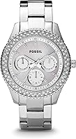 Fossil Womens Analogue Quartz Watch with Stainless Steel Strap ES2860