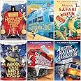 Adventures on Trains Series 6 Books Collection Set By M. G. Leonard & Sam Sedgman (Danger at Dead Man's Pass, Murder on the Safari Star, The Arctic Railway Assassin, Highland Falcon Thief & More)