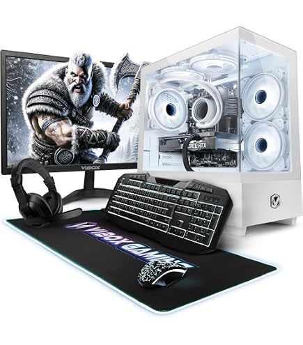 PC Gamer Complet NitroPC Gold Plus | Intel I5 14400F, RX 6600 8GB, 16GB RAM, 1TB SSD, écran 24" | Windows 11, WiFi, Clavier, Souris, Casque - 3