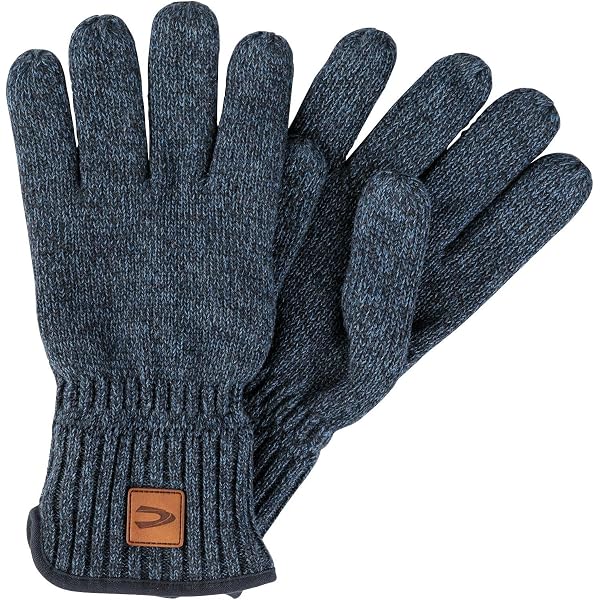 camel active 408290-6G29 Handschuh, Dunkelgrau, Regular Fashion