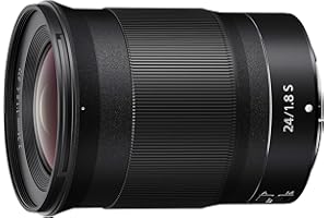 Nikon Nikkor Z 24 mm F/1.8 S, Obiettivo per Nikon Z Serie S Grandangolare, Luminoso, a Lunghezza Focale Fissa F/1.8, Nero