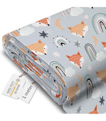 Tissu Imperméable Polyester 600D 160cm - Toile Extérieure 220g/m² - Motif Geometric Circles Au Mètre