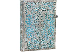 PAPERBLANKS MAYA BLUE MIDI LINED