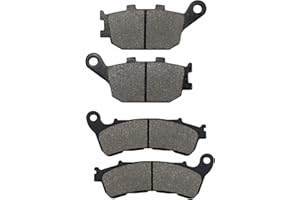 Cnornus Front and Rear Brake Pads Compatible with Honda CBR 600 FAB / FAC (ABS Model) 2011-2013 / NC 700 XAC / XAD-DCT 2012-2013 / XL 700 2008-2011