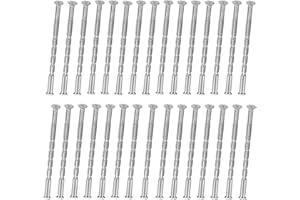 XMBYGEY M3 Door Handle Fixing Screws and Sleeves,30 Sets Door Handle Bolt Through Fixings,and Sleeves Through Bolts for Door Handles Door Handle Through Bolts. (M3-30PCS)