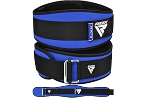 RDX 6.5” Gimnasio Cinturón Musculacion Levantamiento de Pesas, Soporte Lumbar Acolchado, Entrenamiento Peso Belt para Halterofilia Powerlifting Fitness Gym Casa Ejercicio, Hombre Mujeres