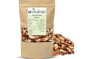 Vitalesia Paranüsse 1kg | naturbelassen 100 % | Paranuss aus Bolivien | ungeröstet, ungesalzen & ohne Zusätze | Premium Nüsse | vegan