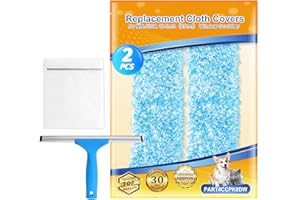 ZaKaBox 10" Microfiber Scrubber Replacement Head for MR.SIGA Window Cleaning Squeegee, Universal 25 cm Window Cleaning Equipment, Window Cleaner Scrubber Refill Sleeve, for 25 cm Window Squeegee