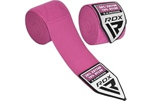 RDX Bambini Fasce Boxe Guanti Interni, Polso Mani Protezione Sottoguanti, Pugilato Bende per Arti Marziali Muay Thai MMA Kickboxing Punzonatura Allenamento Hand Wraps