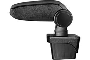 LP Trade Accoudoir Central pour Polo 6 VI AW | Accessoire Console de Rangement et Repose-bras avec Compartiment Organiseur | Pièce Détachée d'Intérieur de Voiture | Tissu Noir