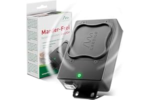 GARDIGO Battery Operated Car Martor Repellent | Mouse Repellent with Ultrasonic | Replacement Batteries Without Removing | Mobile Anti Rodents for Engine Compartment, Attic, House | Rodent Protection