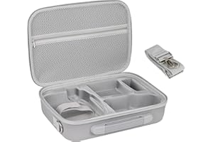 LINGHUANG DJI Mini 4 Pro Sac à Main Crossbody Organizer pour Accessoires de Drone DJI Mini 4 Pro - Sac à Main Dur Portable（Compatible avec DJI RC 2 / RC-N2）