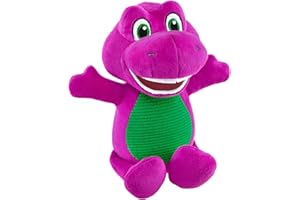 Fisher-Price Barney’s World Toddler Toy 6.5-Inch Barney Plush Dinosaur Character for Preschool Pretend Play Kids Ages 2+ Years, HVF40