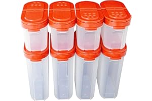 VEASION TUPPERWARE Modular Mate Gewürzstreuer Set (8) rot Farbe mit Expressversand