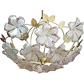 Lighting Web Co Acrylic Pearl Uplighter, Brass