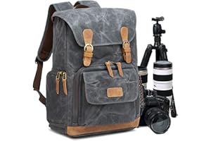 UBAYMAX Zaino per fotocamere reflex impermeabile borsa impermeabile DSLR antiurto 15,6 pollici borsa per computer portatile borsa da viaggio fotocamera per Canon Nikon Sony Olympus