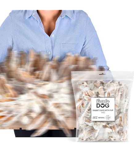 Woef Woef Snacks Hondensnacks Konijnenoren zonder haar Kauwsnacks - Gedroogd vlees - Konijn - vanaf 3 maanden - Geen toevoegingen - 80 stuks Woef Woef Snacks Hondensnacks Konijnenoren zonder haar Kauwsnacks - Gedroogd vlees - Konijn - vanaf 3 maanden - Geen toevoegingen - 80 stuks