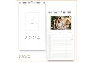 ‎UNITURE UNITURE® Bastelkalender 2024 [NEU & Verbessert] Fotokalender - DIY Kalender 39x22cm für Deine kreativen Foto-Momente - Kalender zum selbstgestalten 2024 [klimaneutral]