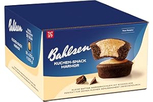 ‎THE BAHLSEN FAMILY Bahlsen Kuchen-Snack Marmor, Großpackung mit 55 Dessertpackungen à 27,5 g, einzeln verpackte Marmorkuchen (1 x 1,51 kg)
