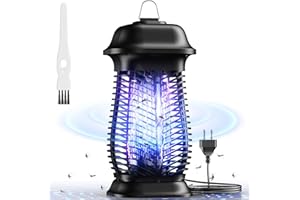 NIIYOCA Lampada anti-zanzara 20W 4200V con lampada UV, uccidimosa elettrica impermeabile, lampada anti-zanzara, lampada Ipx4, adatta per interni ed esterni per il campeggio