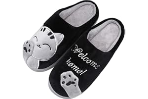 Mishansha Zapatillas de Casa Hombre Mujer Invierno Pantuflas Antideslizantes CáLido