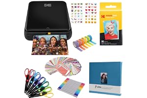 Produktabbildung: KODAK Step Instant-Fotodrucker mit Bluetooth/NFC, Zink Technologie & KODAK App für iOS & Android (Schwarz) Sam