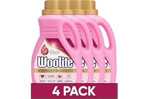 Woolite Laundry Detergent Liquid, 750ml, Pack of 4, For Delicates, Hand & Machine Wash, 48 Washes