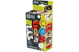 BRAINSTORM TOYS Natural History Museum Dinosaur Torch & Projector – 24 Dinosaur Image Slides, Precise Projections Up to One Metre Wide, Interactive Kids Dinosaur Flashlight Toy