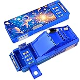 LilyBeauty Pop Up Multifunctional Pencil Case for Girls and Boys, Cute Cartoon Pencil Box, Stationery Organizer, Sharpener, S