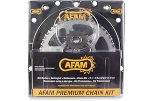Afam 07401933 Kit chaîne de moto - kit acier pour KYMCO MXU 50 Reverse Quad 2007 - 2016