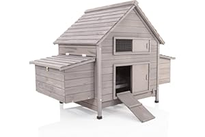 Chicken Coop Extra Large in Grey By Cozy Pet Hen House Poultry Coup Ark Nest Box CC14GR (We do not ship to Channel Islands or IOW.)