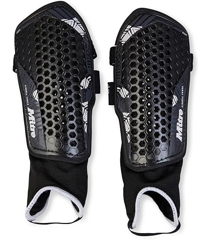 uhlsport Flex Plate protège-Tibias pour Enfants et Adultes - Protège Tibia Foot Enfant Ultra-léger avec Protection de la Cheville - Absorbant Les Chocs, rembourré et Protecteur