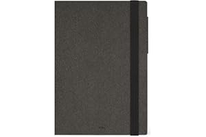 Legami - Agenda diaria mediana 2026, Deep Graphite, 12 meses mediana, cierre con elástico, agenda de enero 2026 a diciembre 2026, papel FSC certificado, 12 x 18 cm