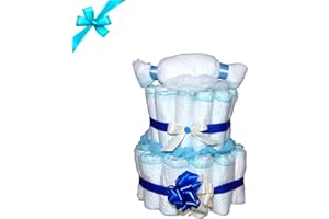 WINDELZAUBEREI Schöne Windeltorte | Für Jungen | Das perfekte Geschenk zur Geburt & Taufe