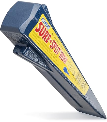 Siena Garden Alu-Spaltkeil 550 G – Robuster Fällkeil Für Gerade Schnitte – Leicht & Stabil