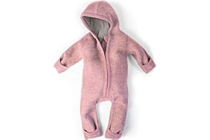 Ehrenkind® Walkoverall | Baby Wollwalk-Overall aus Merino Schurwolle mit Reißverschluss | Walk Wolle Woll-Anzug für Kleinkind und Baby | Babyoverall für kalte Tage